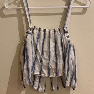 Hollister Cropped Stripped Top